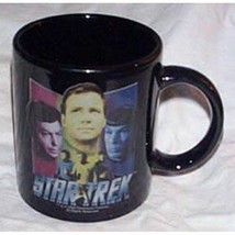 Star Trek Classic TV Series Kirk Spock McCoy Trio Ceramic Coffee Mug, NEW UNUSED - £3.99 GBP