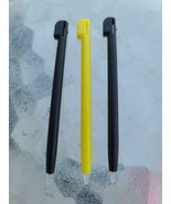 Nintendo DS Lite Stylus - Set of 3 - Yellow &amp; Black- BRAND NEW WITHOUT P... - £3.88 GBP