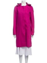 Helmut Lang Rare F/W 2000 Archival Vintage Leather Pillow Neck Coat Pink... - $499.99
