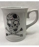 Skull Crossbones Mug Cup 2014 Signature Housewares Room Creative Bats  P... - $12.95 CAD