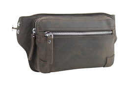 Vagarant Traveler Full Grain Cowhide Leather Waist Bag Fanny Pack LW11.DB - £46.39 GBP
