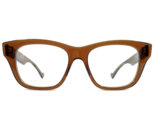 Gucci Eyeglasses Frames GG0999O 003 Transparent Brown Cat Eye Full Rim 5... - $207.89