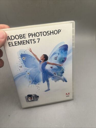 Adobe Photoshop Elements 7 Software Edit Enhance Create Share For PC - $14.84