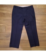 Brooks Brothers Regent Fit Flat Front Dress suit Pants Mens 36x26 navy b... - $16.00