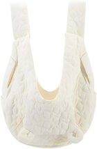 Anywags Pet Carrier White Embroidered Fabric Large Space Pet Backpack fo... - $71.90