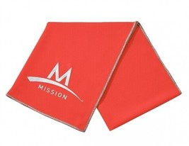 Mission Enduracool Tech Knit Towel COULEUR Coral sport 12X33---L40 - £9.77 GBP