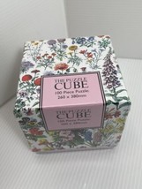 Bins THE PUZZLE CUBE, FLOWERS, 100 PIECE JIGSAW PUZZLE ROBERT FREDERICK - $11.29