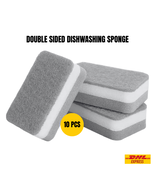 Grey Dual Sided Multipurpose Dishwashing Sponges Strong Three Layered (1... - $30.49