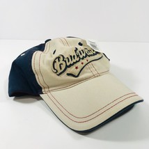 Budweiser Baseball Cap Hat Navy Ivory Burgundy Adjustable 2006 Official Product  - £10.82 GBP