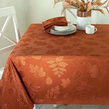 Harvest Legacy Damask Fabric Table Cloth Fall Harvest and Thanksgiving Tableclot - £41.80 GBP