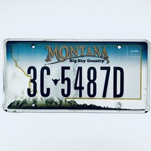  United States Montana Yellowstone County Passenger License Plate 3C 5487D - £13.00 GBP