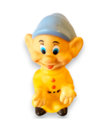Vintage Disney Snow White Dopey Figure Rubber Toy Hong Kong 1970s Collec... - €3,89 EUR