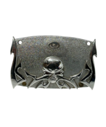 Redline 3D Chrome Emblem Skull Badass Motorcycle Plate Tag 3.5&quot;x5.5&quot; Die... - $64.89 CAD