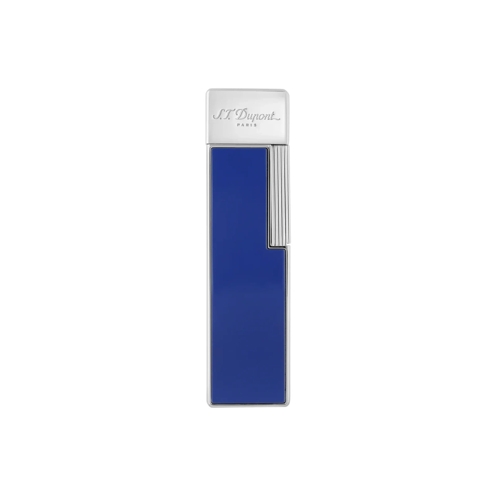 S.T. Dupont Twiggy Lighter Blue Lacquer &amp; Chrome - 030005 - $291.55