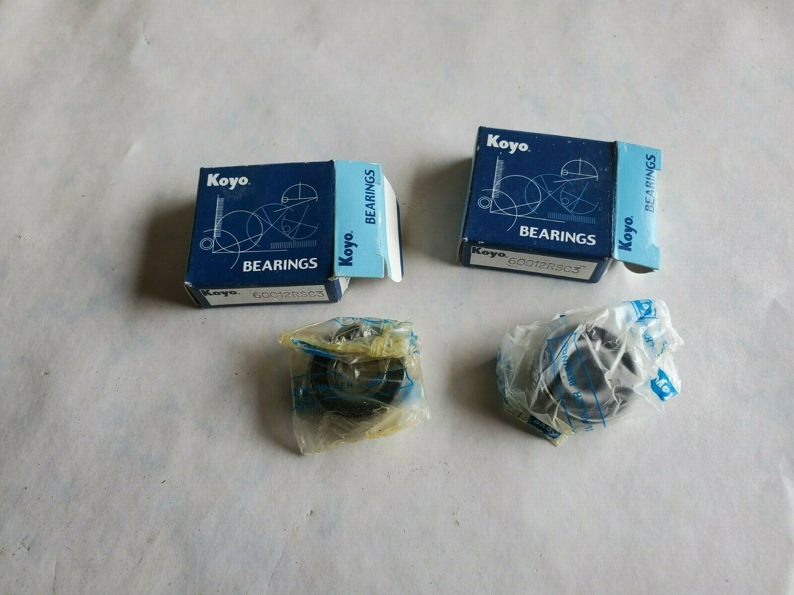 Pair of Koyo 60012RSC3 Ball Bearing&#39;s - $19.99