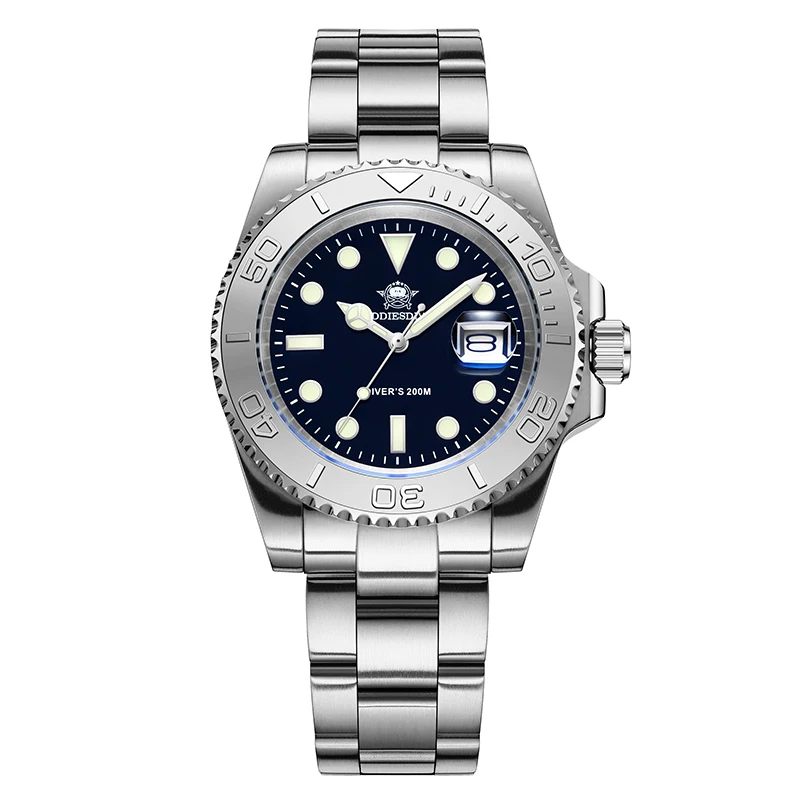 Watch ADDIESDIVE Fashion Men&#39;s  Stainless Steel Bezel 41mm 20ATM Water Resistant - £74.15 GBP