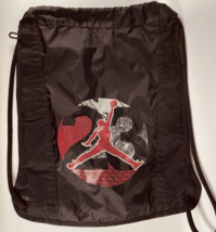 Nike Air Jordan DrawString Gym Bag Backpack Cinch Sack Jumpman - £11.32 GBP