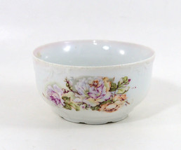 Beautiful Flora Design Bowl Embossed &amp; Hand Painted Vintage - £11.70 GBP