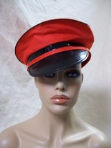 Sexy Red Black Military Pop Star Costume Hat Cole Gaga Toy Soldier Officer Guard - £11.79 GBP