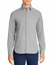 The Men&#39;s Store  Chambray Classic Fit Shirt Grey-Large - $24.97