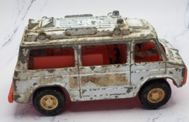 Vintage Tootsie Toy 4&quot; White “Rescue Van” Ambulance Emergency Vehicle USA  - $2.96