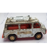 Vintage Tootsie Toy 4&quot; White “Rescue Van” Ambulance Emergency Vehicle USA  - £2.32 GBP