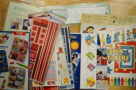 Lot NOS Creative Memories Fiskers Scrapbook Paper Stickers Kids School E... - $370.49 MXN