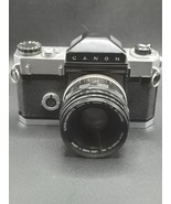 Canonflex 35mm SLR (1959) w/ Super-Canomatic R 50mm f/1.8 Lens – Rare Vi... - $5,955.44 MXN