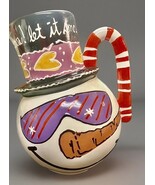 Let It Snow Snowman Pitcher, With Love Joanne,  Joanne Delomba, Winter C... - $17.82