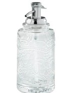 Pioneer Woman ~ Embossed Vintage Style Glass ~ AMELIA ~ CLEAR ~ Soap Dis... - £26.08 GBP