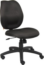 Any Task Mid-Back Task Chair In Black From Boss Office Products Is Without Arms. - £135.30 GBP
