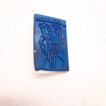 Vintage Macross Robotech robot Stamp replacement part blue white 80s 90s... - $5.00