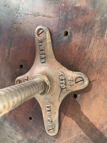 Antique 19thC A.Merriam Piano Legno Girevole Sgabello Sedile Bench Sfera Claw Item image 11