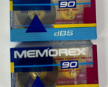 2 Pack Memorex DBS 90 Type 1 Normal Bias Position Cassette Tape Blank - ... - $6.90