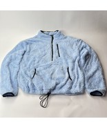 No Boundaries Blue Fluffy Pullover Top XL/XG (15-17) - $242.56 MXN