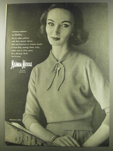 1956 Neiman-Marcus Hadley Cashmere Ad - Costume cashmere by Hadley - $18.49