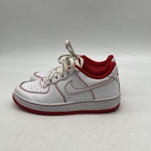 Nike Air Force 1 DH9672-100 Boys White Lace Up Low Top Sneaker Shoes 12.5 C - $24.74