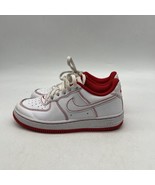 Nike Air Force 1 DH9672-100 Boys White Lace Up Low Top Sneaker Shoes 12.5 C - £19.71 GBP