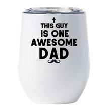 This Guy is One Awesome Dad Tumbler 12oz Funny Vintage Cup Xmas Gift For Dad - £18.16 GBP
