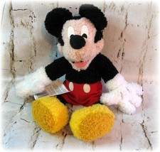 Vintage Disney Mattel Fisher Price 1990s Mickey Mouse Doll Plush Poseable Curly - $16.62