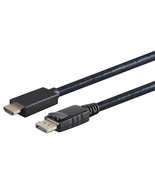 DisplayPort DP 1.1 to HDTV HDMI M/M 72&quot; Cable adapter monitor MONOPRICE ... - $32.11