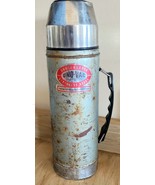 Vintage Uno Vac Unbreakable Thermos Stainless Steel Bottle 13&quot; Please Read - $256.80 MXN