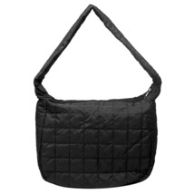 Fashion Space Pad Cotton Women Shoulder Bag Soft Solid Female Shopper Bag Lady N - £20.71 GBP