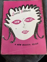 Leonard Sillman&#39;s New Faces of 1952 Musical Revue Souvenir Program - £10.99 GBP