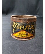 Rare Old Menz Hand Soap AUTOMOBILE REPAIR MEN Tin Adv. Can Hollingshead Co. - $23.16