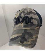 AC/DC hat Camo Black Cap AC DC Bio-Domes Headgear Rockware rock band cam... - $444.22 MXN