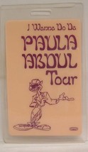 Paula Abdul - Vintage Original Concert Tour Laminate Backstage Pass - $15.00