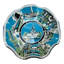 Walt Disney World Wavy Dish Walt Disney Productions Retro Decor Vintage  Pre 86 - $32.22