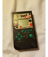 Vtg 5 in 1 Casino Electronic HandHeld Game Poker Blackjack Baccarat Duce... - $14.25