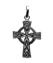 Jesus Cross Sleeve 925 Sterling Silver religious God Pendant - £30.37 GBP